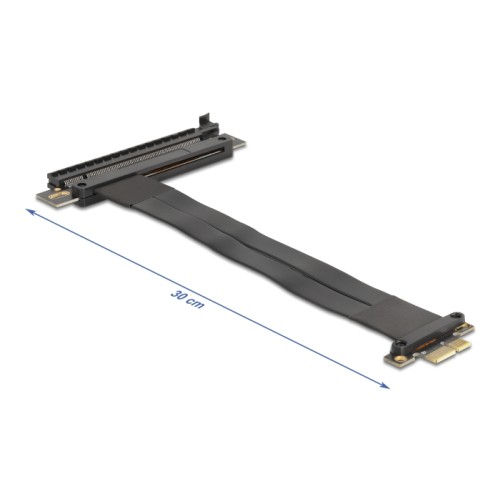 Delock Riser Card PCI Express 3.0 x1 male to x16 slot with cable 30 cm