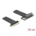 Delock Riser Card PCI Express 3.0 x4 male to U.2 SFF-8639 SSD slot 90° angled with cable 30 cm