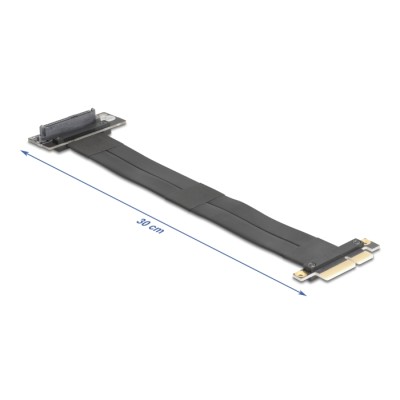 Delock Riser Card PCI Express 3.0 x4 male to U.2 SFF-8639 SSD slot 90° angled with cable 30 cm 2