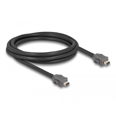 Delock Cable ix Industrial® (A-coded) plug to plug Cat.7 2 m 2
