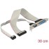 Delock Slot Bracket  1 x Serial, 1 x Parallel