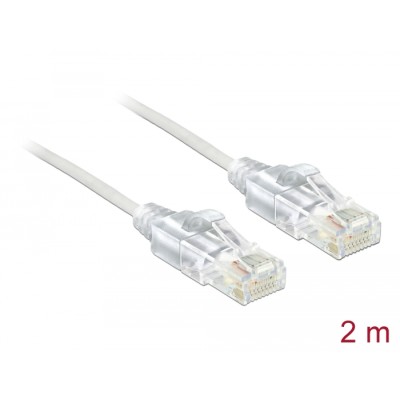 Delock Cable RJ45 Cat.6 UTP Slim 2 m