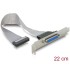 Delock Slot Bracket  1 x Parallel