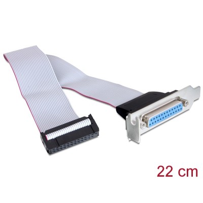 Delock Low Profile Slot Bracket > 1 x Parallel