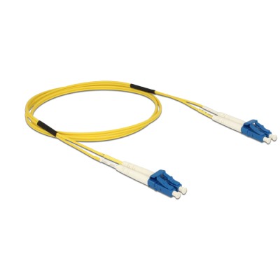 Delock Cable Optical Fibre LC  LC Singlemode OS2 1 m 2