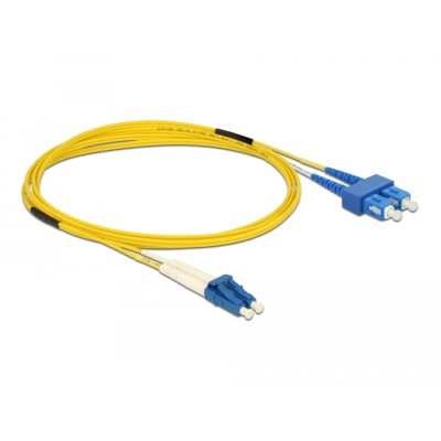 Delock Cable Optical Fibre LC  SC Singlemode OS2 2 m 2