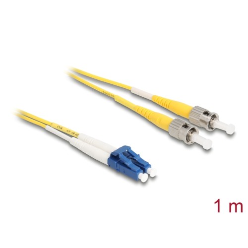 Delock Cable Optical Fibre LC  ST Singlemode OS2 1 m
