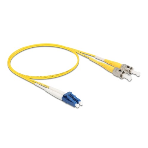 Delock Cable Optical Fibre LC  ST Singlemode OS2 1 m