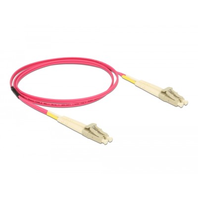 Delock Cable Optical Fibre LC  LC Multi-mode OM4 1 m 2