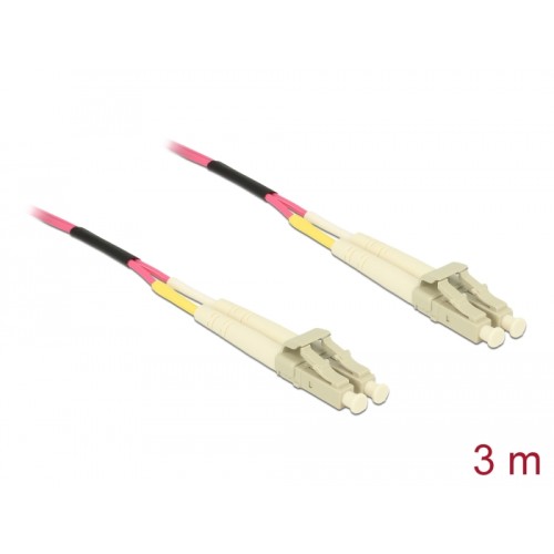 Delock Cable Optical Fibre LC  LC Multi-mode OM4 3 m