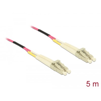 Delock Cable Optical Fibre LC  LC Multi-mode OM4 5 m