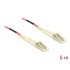 Delock Cable Optical Fibre LC  LC Multi-mode OM4 5 m