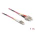 Delock Cable Optical Fibre LC  SC Multi-mode OM4 1 m