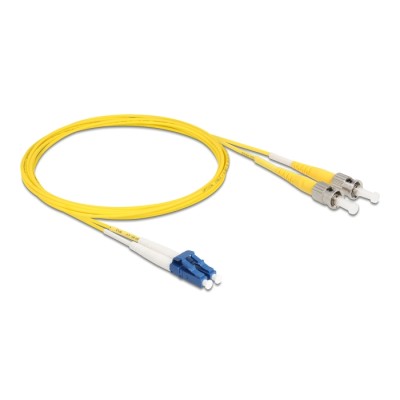 Delock Cable Optical Fibre LC Duplex to ST Duplex Singlemode OS2 3 m 2