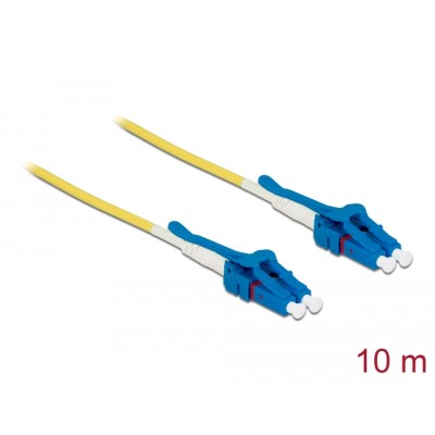 Delock Cable Optical Fibre LC  LC Singlemode OS2 Uniboot 10 m
