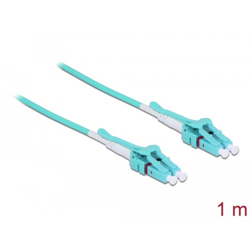 Delock Cable Optical Fibre LC  LC Multimode OM3 Uniboot 1 m
