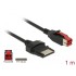 Delock PoweredUSB cable male 24 V > 8 pin male 1 m for POS printers and terminals