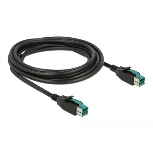 Delock PoweredUSB cable male 12 V > PoweredUSB male 12 V 3 m for POS printers and terminals