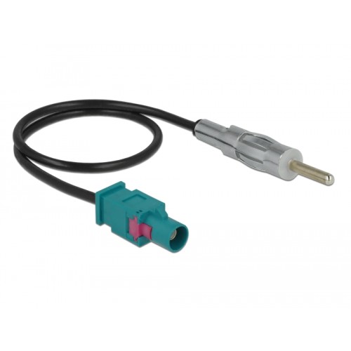 Delock Antenna cable FAKRA Z plug  DIN plug RG-174 32 cm black