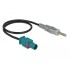 Delock Antenna cable FAKRA Z plug  DIN plug RG-174 32 cm black