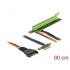 Delock Riser Card PCI Express x1 to x16 with flexible cable 80 cm