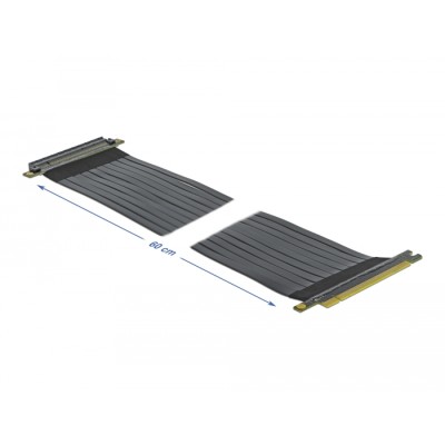 Delock Riser Card PCI Express x16 to x16 with flexible cable 60 cm 2
