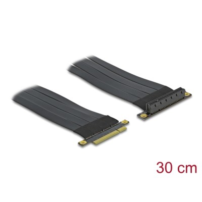 Delock Riser Card PCI Express x8 to x8 with flexible cable 30 cm