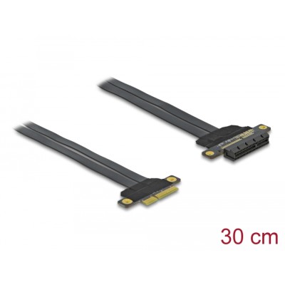 Delock Riser Card PCI Express x4 to x4 with flexible cable 30 cm