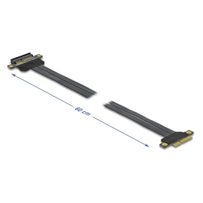 Delock Riser Card PCI Express x4 to x4 with flexible cable 60 cm 2