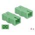 Delock Optical Fiber Coupler SC Simplex female to SC Simplex female 4 pieces