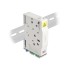 Delock Optical Fiber Connection Box for DIN rail with splice holder and 2 x LC Duplex coupler
