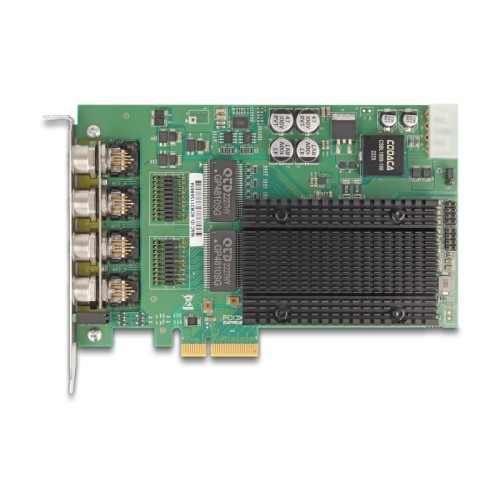 Delock PCI Express x4 Network Card Gigabit LAN 4 x M12 with PoE+ i350