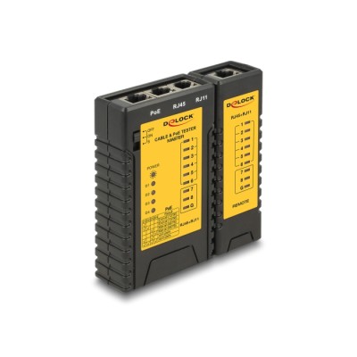 Delock Cable Tester RJ45 / RJ12 / PoE