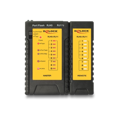 Delock Cable Tester RJ45 / RJ12 / PoE