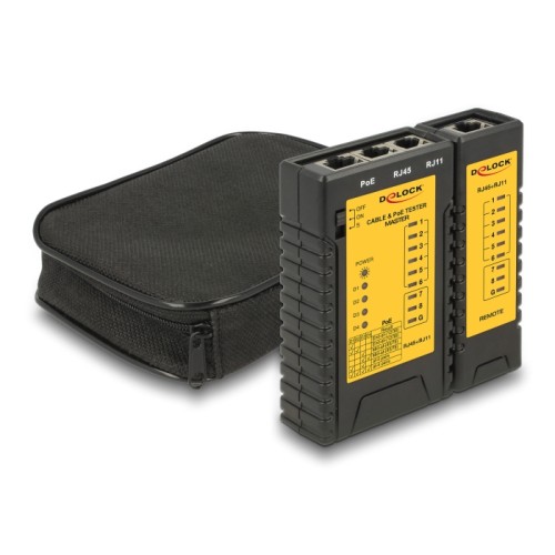Delock Cable Tester RJ45 / RJ12 / PoE