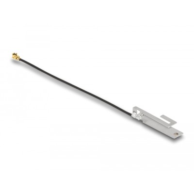 Delock WLAN 802.11 b/g/n Antenna I-PEX Inc., MHF® I plug 3 dBi 7.5 cm PIFA 803 internal