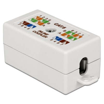 Delock Junction Box for network cable Cat.6 UTP LSA toolless 2