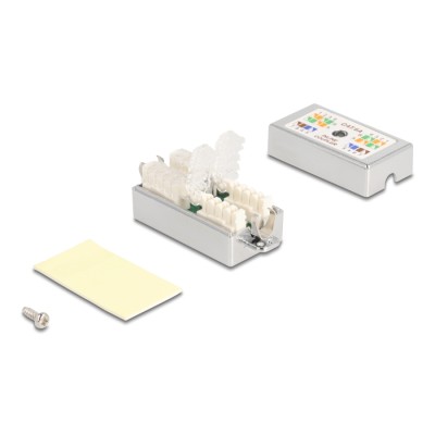 Delock Junction Box for network cable Cat.6A LSA toolless