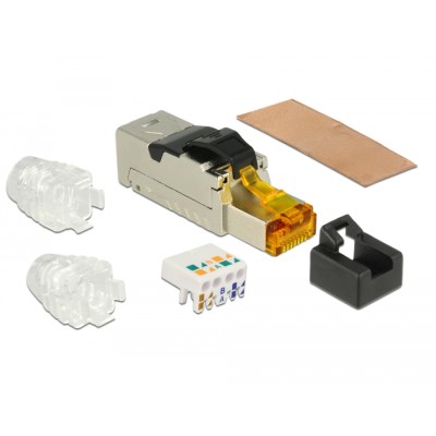 Delock RJ45 Plug field assembly Cat.6A metal 2
