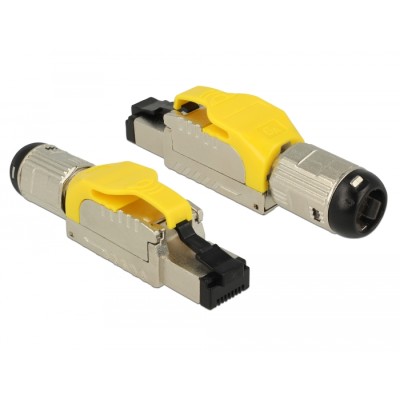 Delock RJ45 Plug field assembly Cat.6A metal