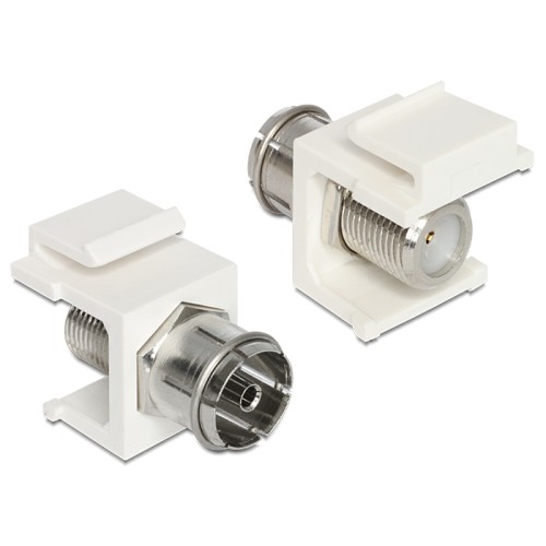 Delock Keystone module IEC female  F female