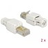 Delock RJ45 plug Cat.5e UTP toolfree 2 pieces  