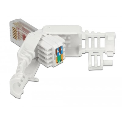 Delock RJ45 plug Cat.6 UTP toolfree 2 pieces 2