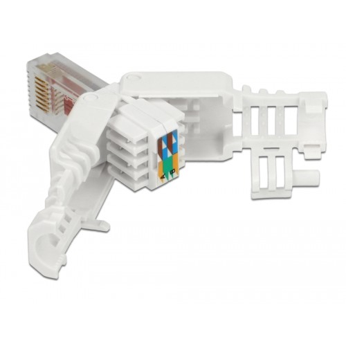 Delock RJ45 plug Cat.6 UTP toolfree 2 pieces