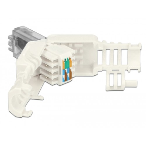 Delock RJ45 plug Cat.6A UTP toolfree 2 pieces