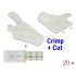 Delock Strain Relief Boot for RJ45 Crimp+Cut plug 20 pieces