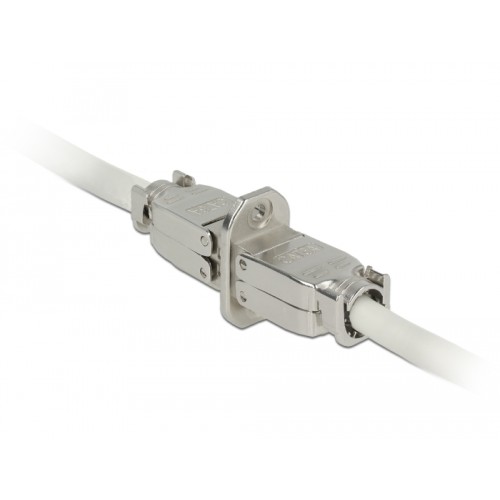 Delock Coupler for network cable Cat.6A STP toolfree for installation