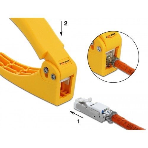 Network Parallel Pliers for Delock field assembly plugs