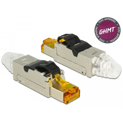 Delock RJ45 Plug field assembly Cat.8.1 metal