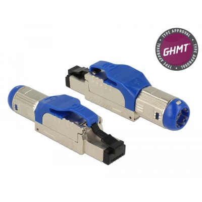Delock RJ45 Plug field assembly Cat.8.1 metal